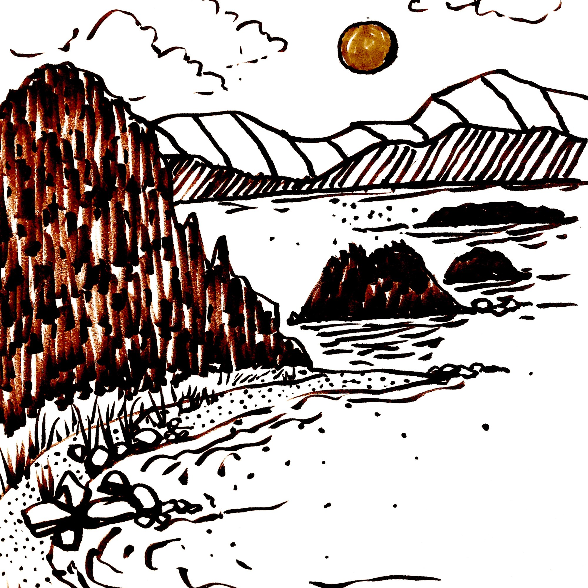 Aquarelles, peintures et dessins inspirés du Bas-Saint-Laurent par Dominique Dumont | domdum.