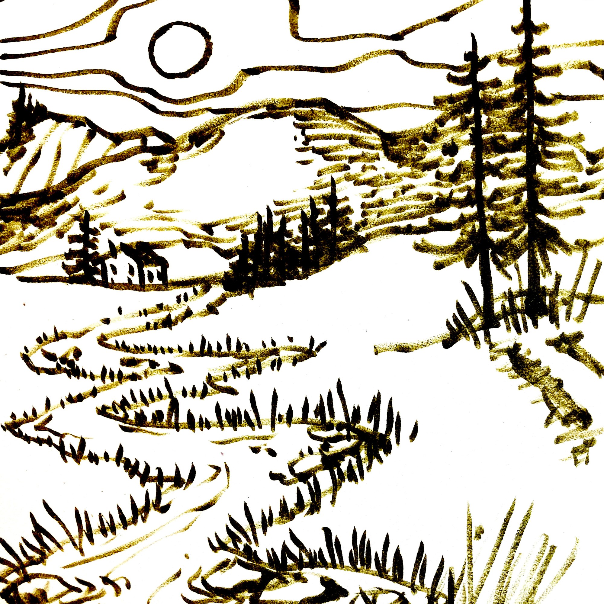 Aquarelles, peintures et dessins inspirés du Bas-Saint-Laurent par Dominique Dumont | domdum.