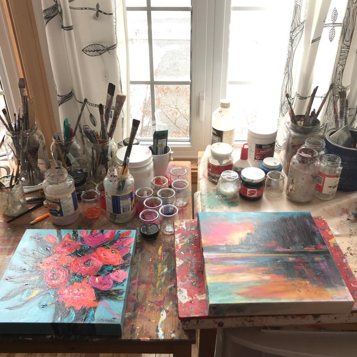 Aquarelles, peintures et dessins inspirés du Bas-Saint-Laurent par Dominique Dumont | domdum.