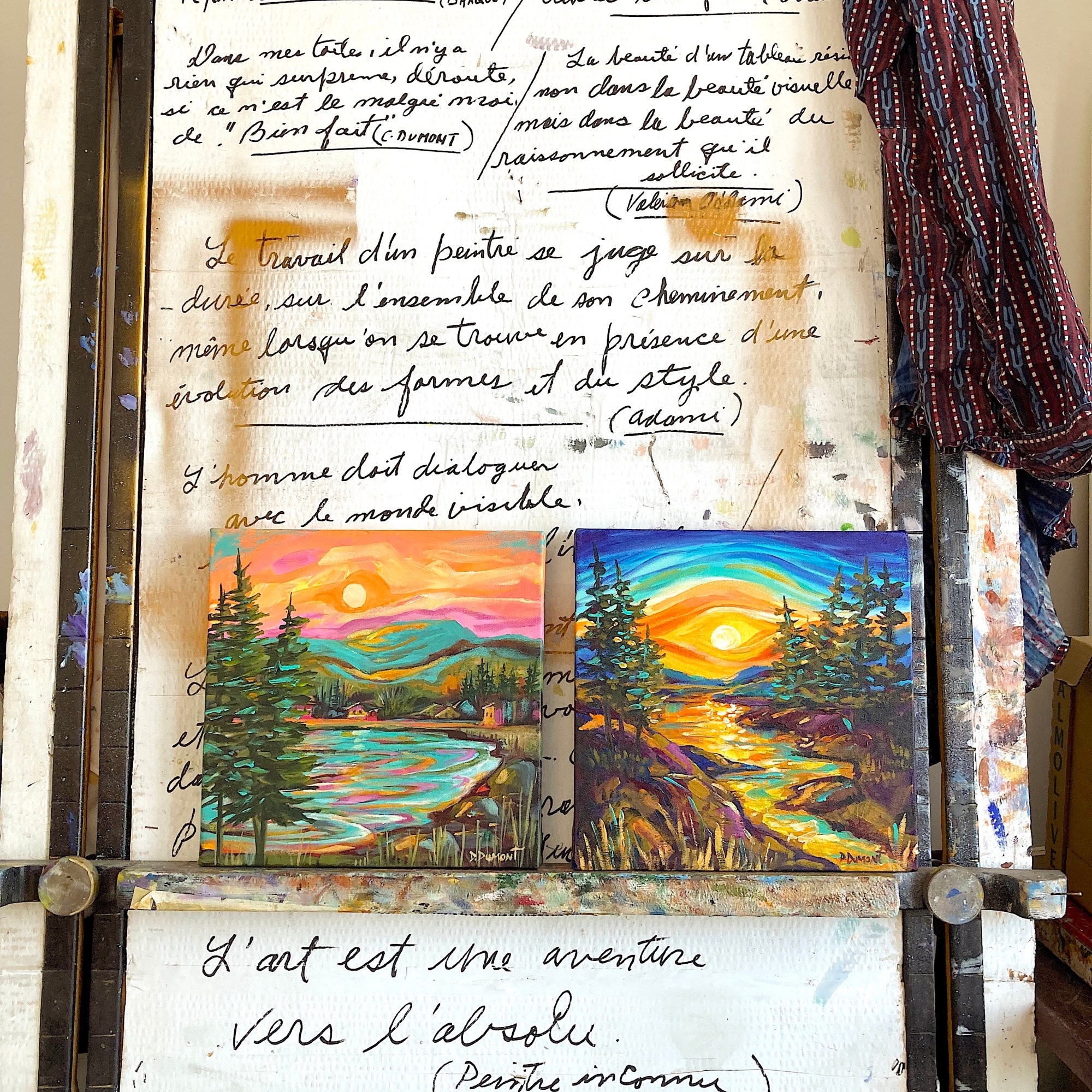 Aquarelles, peintures et dessins inspirés du Bas-Saint-Laurent par Dominique Dumont | domdum.